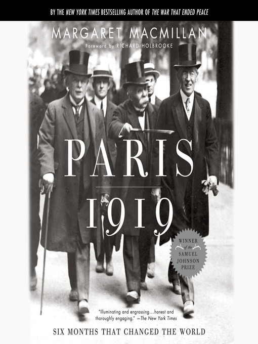 Title details for Paris 1919 by Margaret Macmillan - Available